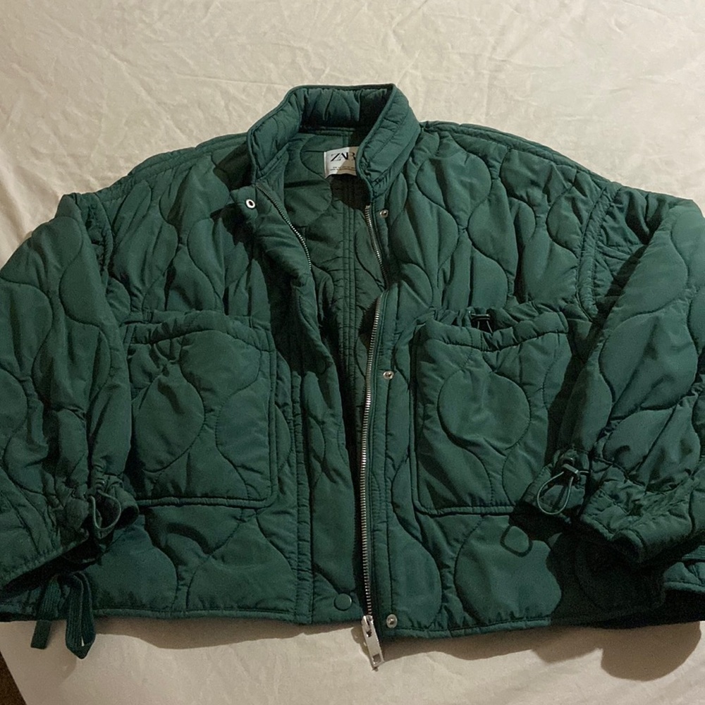 Zara water repellent puffer jacket